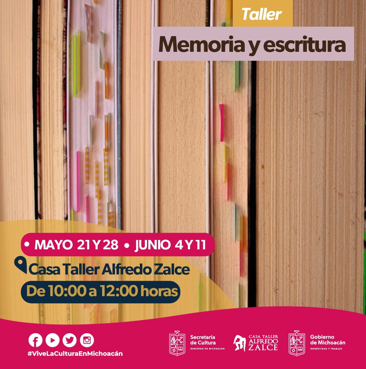 Taller Memoria Y Escritura Michoac N