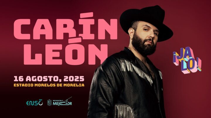 Anuncia Bedolla concierto de Carín León en Morelia